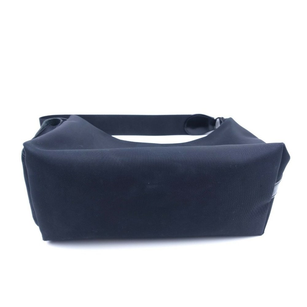 Longchamp Black Nylon Small Crescent Mini Hobo - Picture 5 of 12
